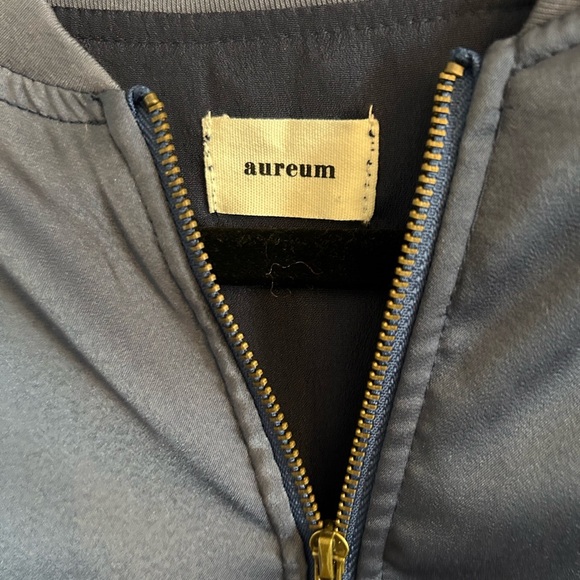 AUREUM Blue Tie Waist Puff Balloon Sleeve Dress - Picture 3 of 8